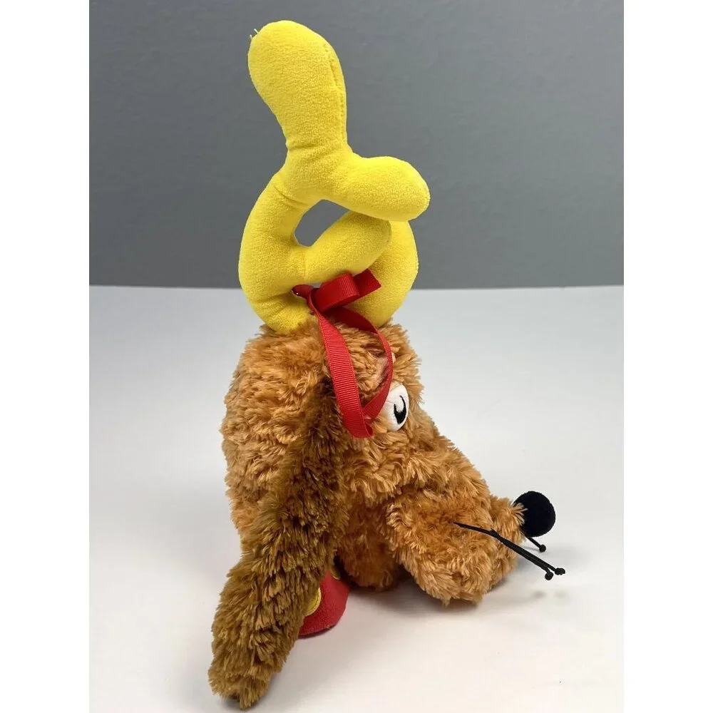 VTG 2001 Manhattan Toy Dr. Seuss Grinch That Stole Christmas Dog MAX Hand Puppet